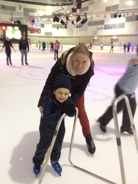 ice skating at Obrien Group Arena