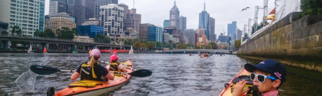 See the city from a unique viewpoint with Kayak Melbourne